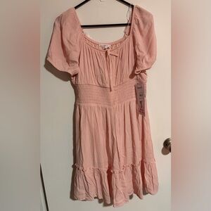 NWT Celebrity Pink Pink Smocked Waist Dress